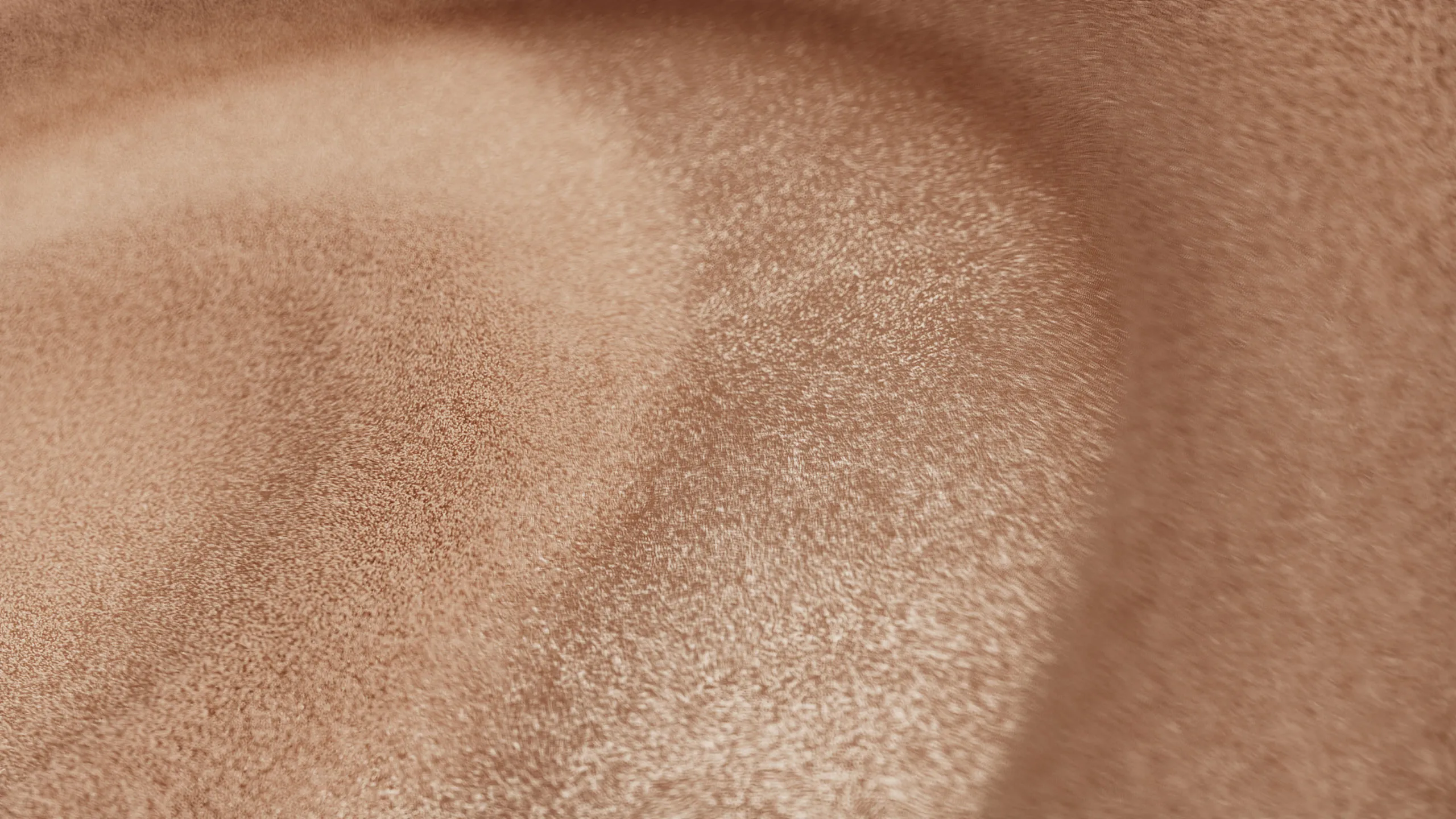 Swirling bronze powder waves, particle simulation