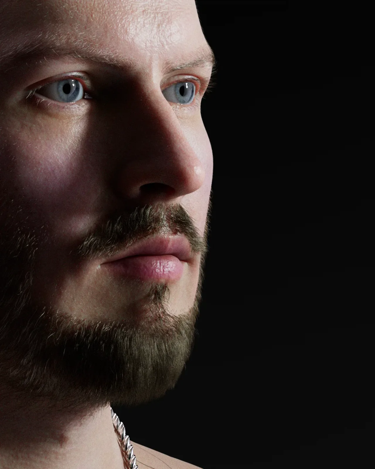 Digital human portrait of Jeremy Malaclet-Sirdey, 3D self portrait